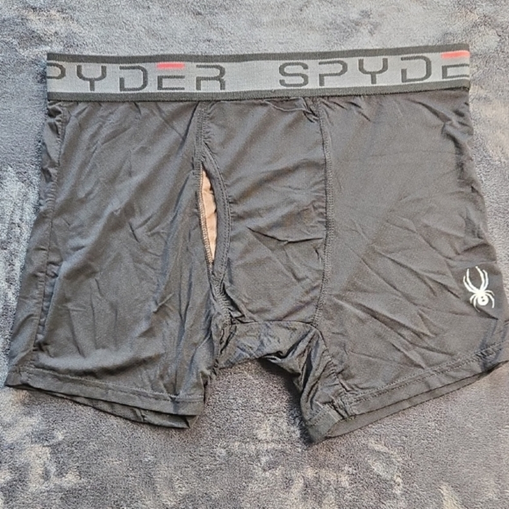 Spyder Black Performance Boxer Briefs
